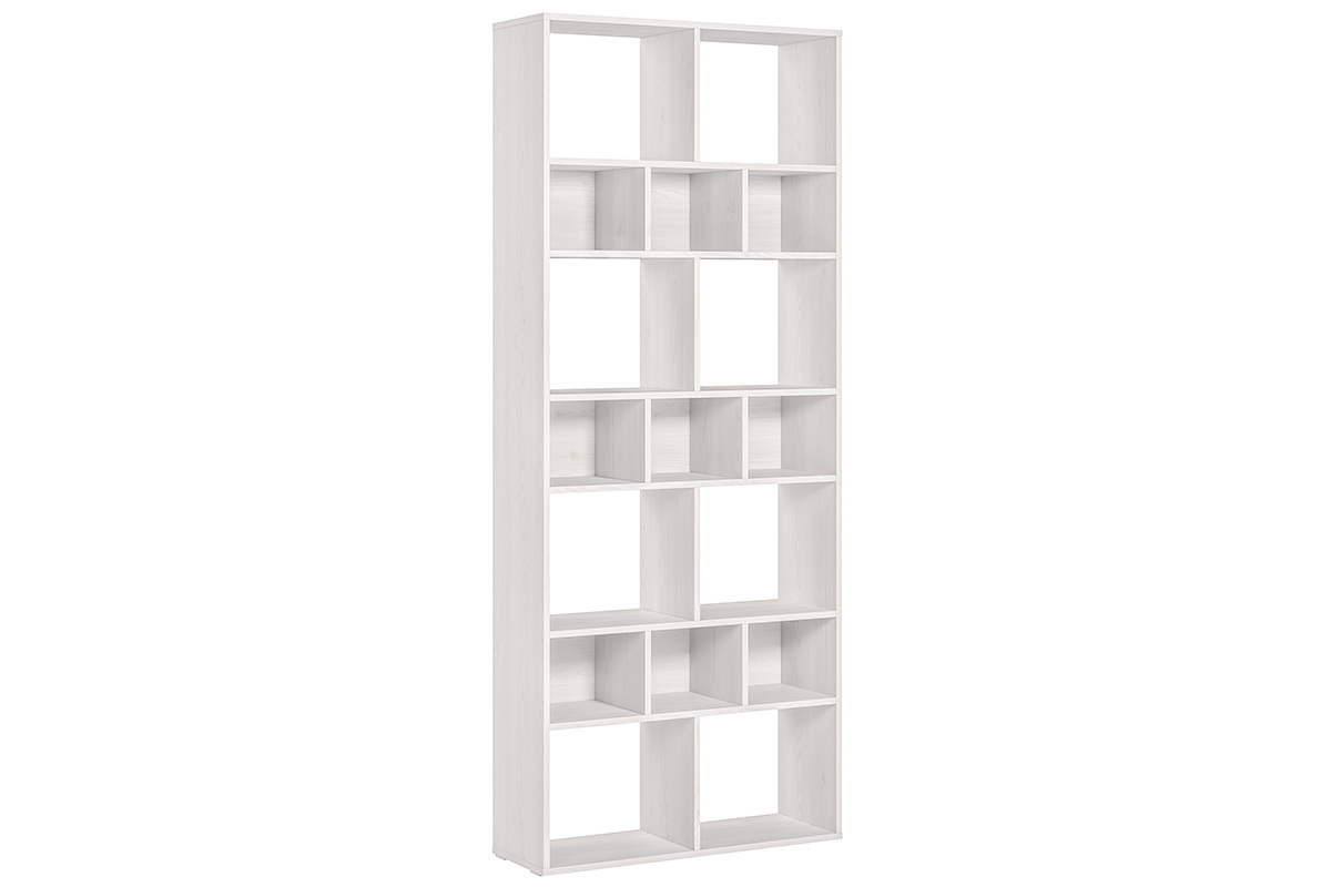 Bibliothque design blanche L83 cm DEAN