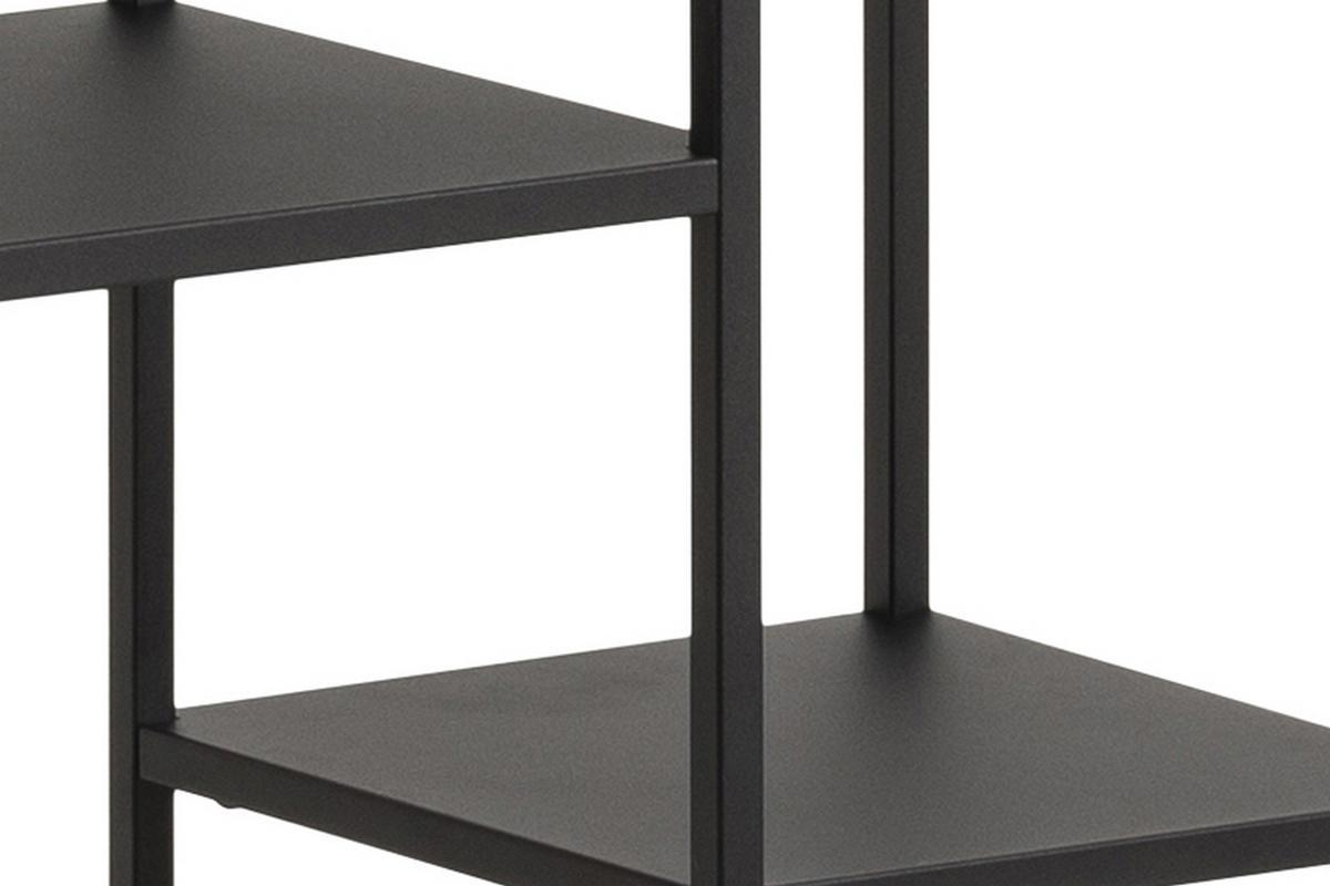 Bibliothque ouverte design en mtal noir L80 cm PODIUM