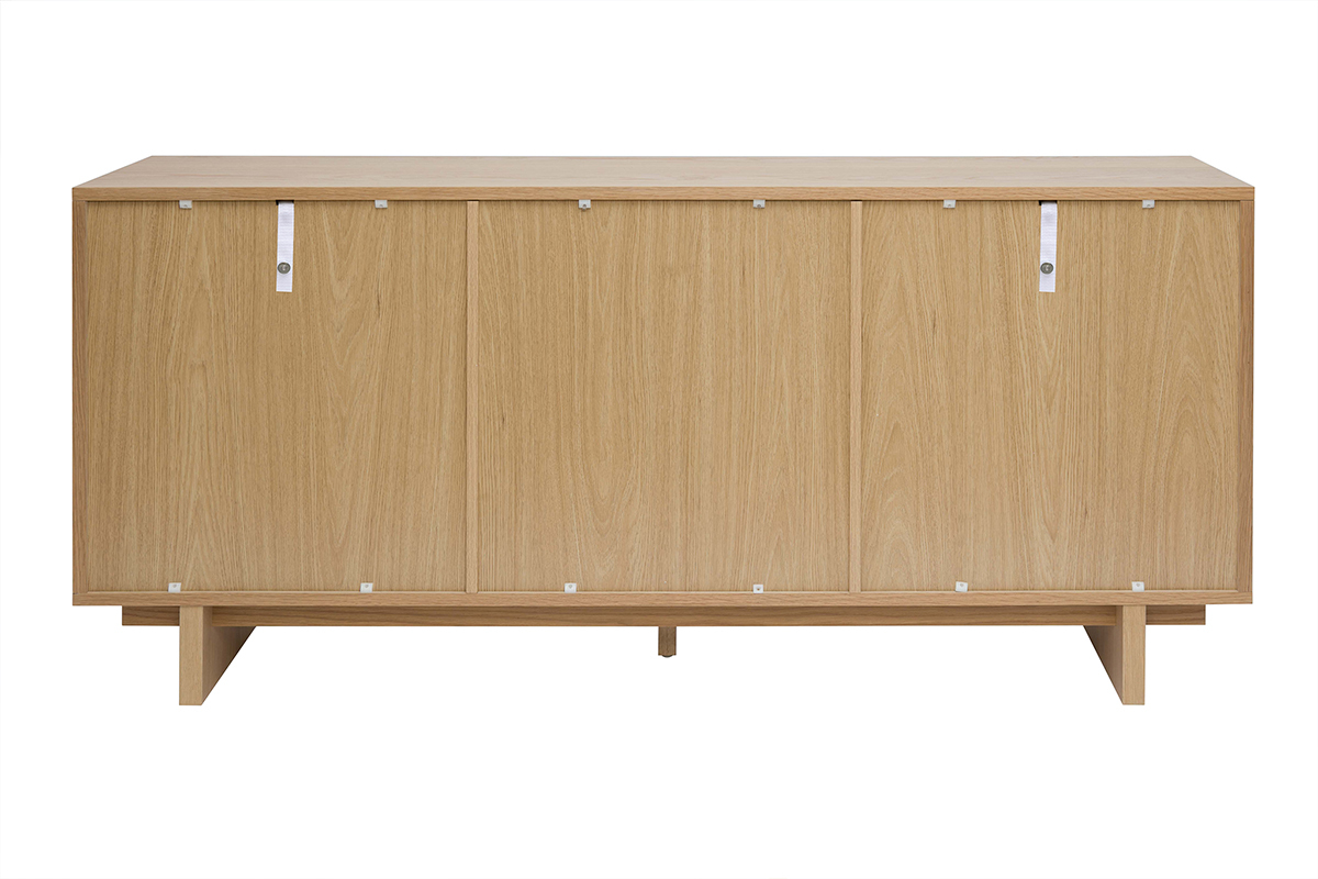 Buffet en bois clair chne L160 cm ZAO