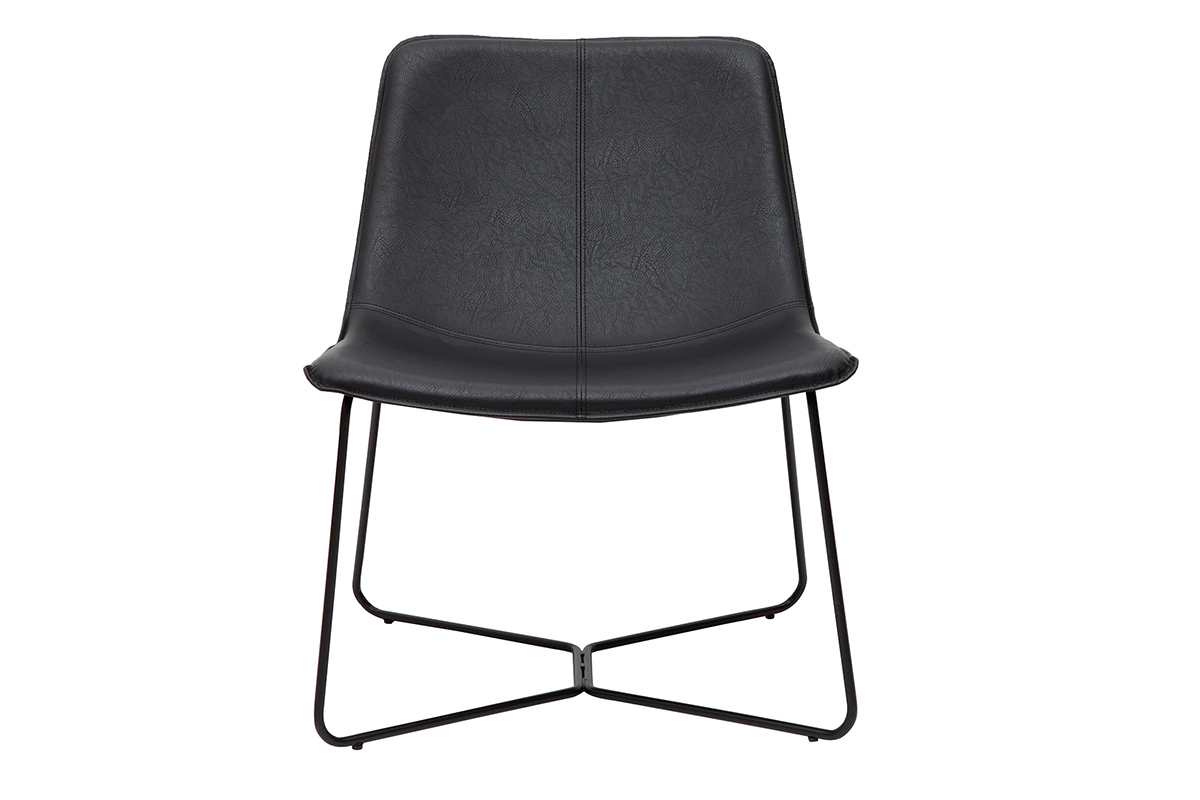 Fauteuil noir SANTI