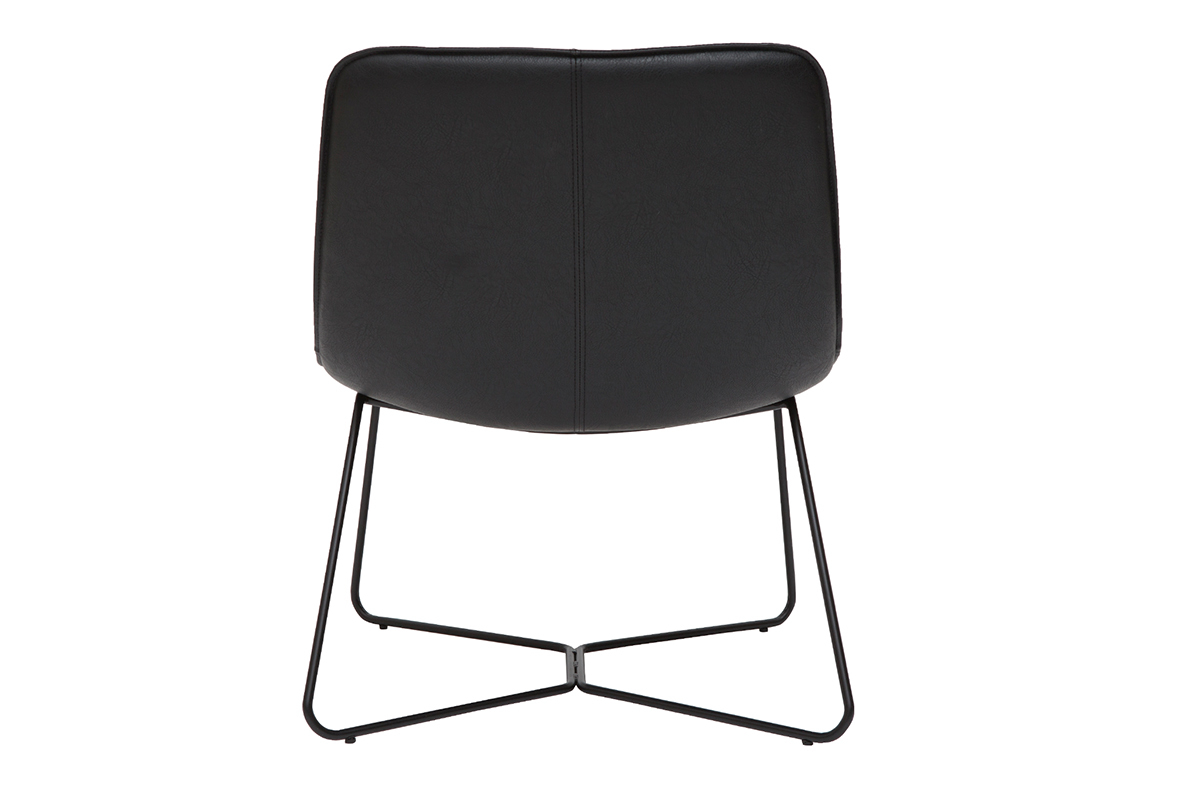 Fauteuil noir SANTI