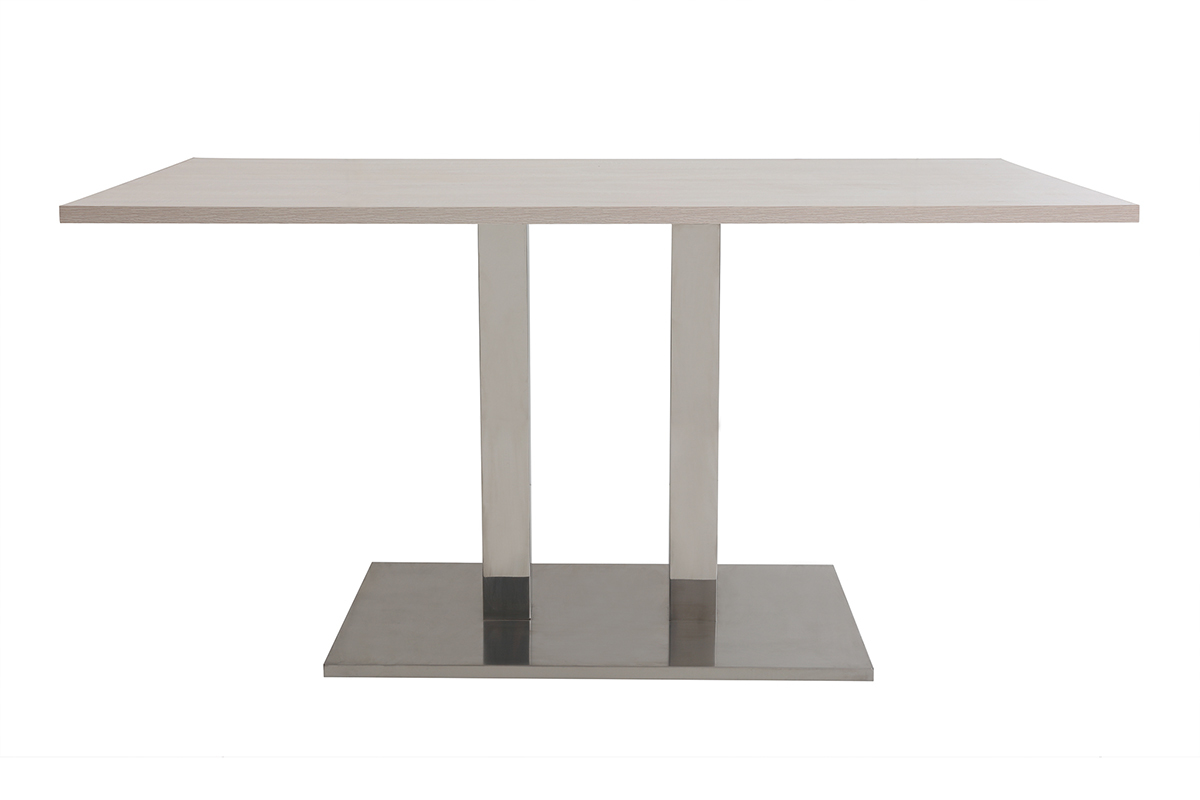 Table  manger design bois blanchi L150 cm FILIA