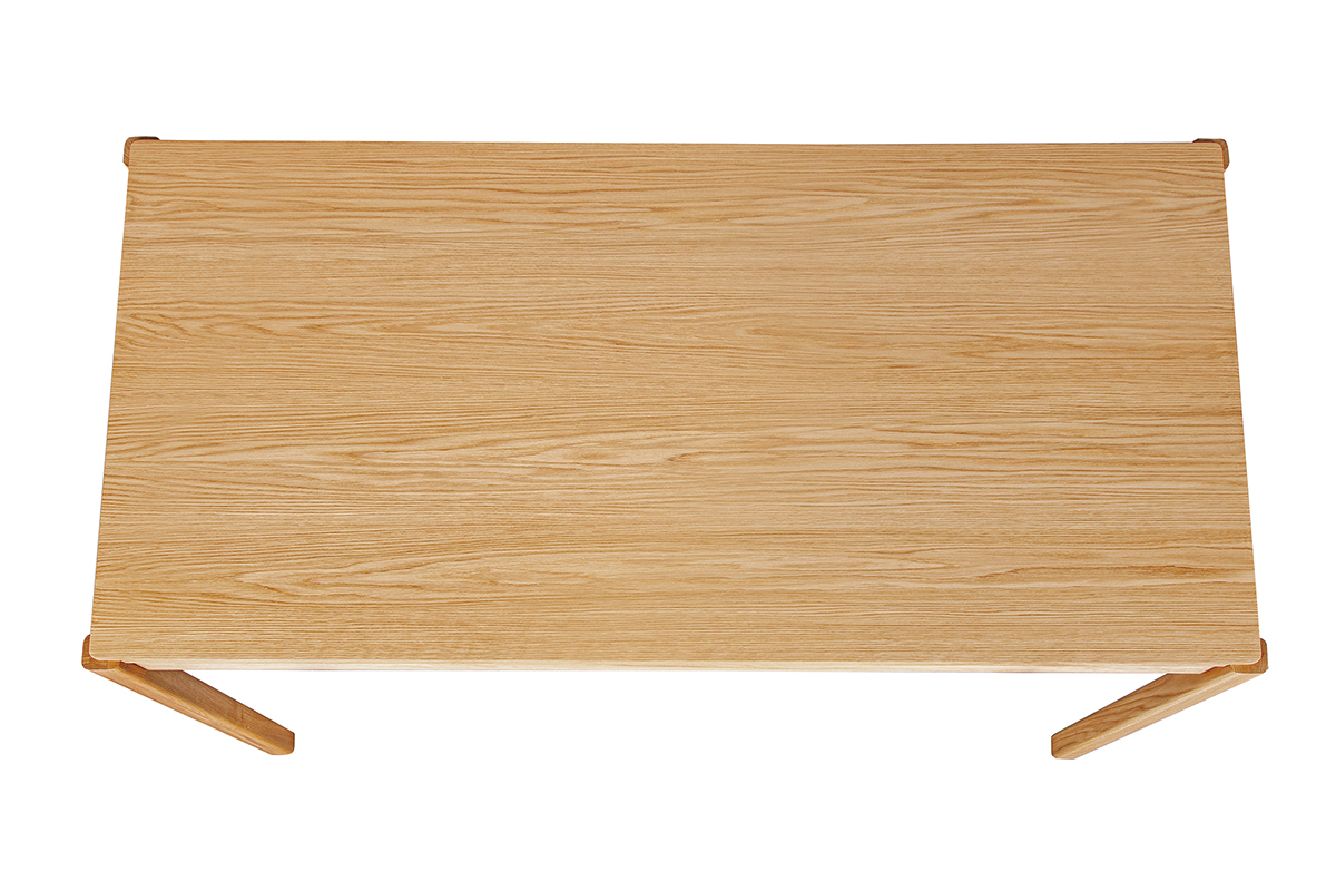 Table  manger rectangulaire scandinave bois clair chne L200 cm AGALI