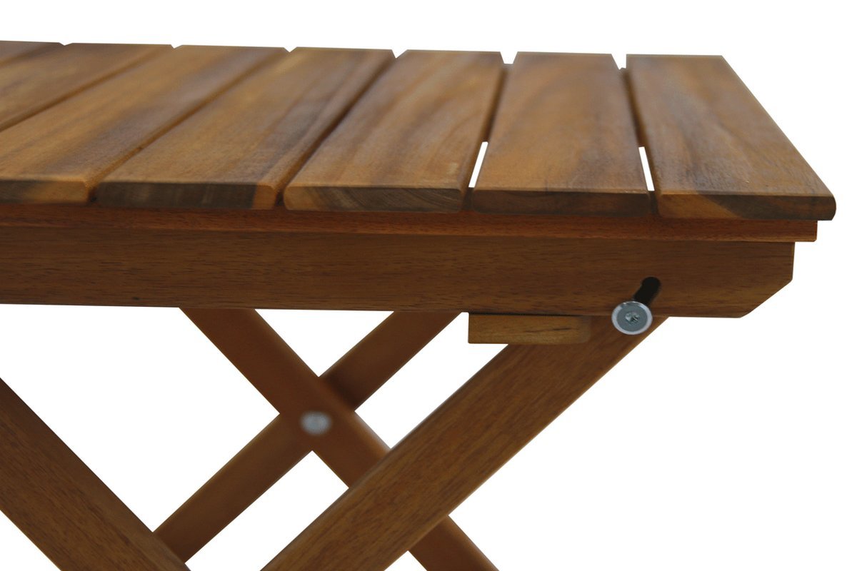 Table basse de jardin pliante en bois massif L40 cm ITZA