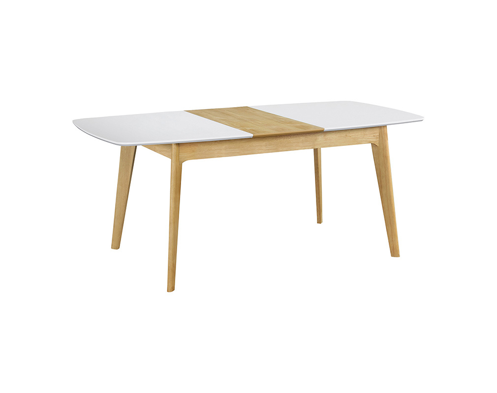 Table De Sejour Scandinave Extensible En Bois Sm11 4 Pieds Com