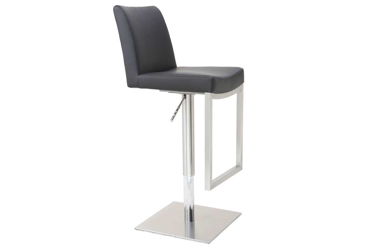 Tabouret de bar design noir KYLE