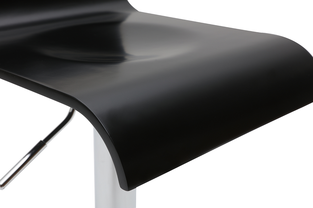 Tabouret de bar design noir SURF V2